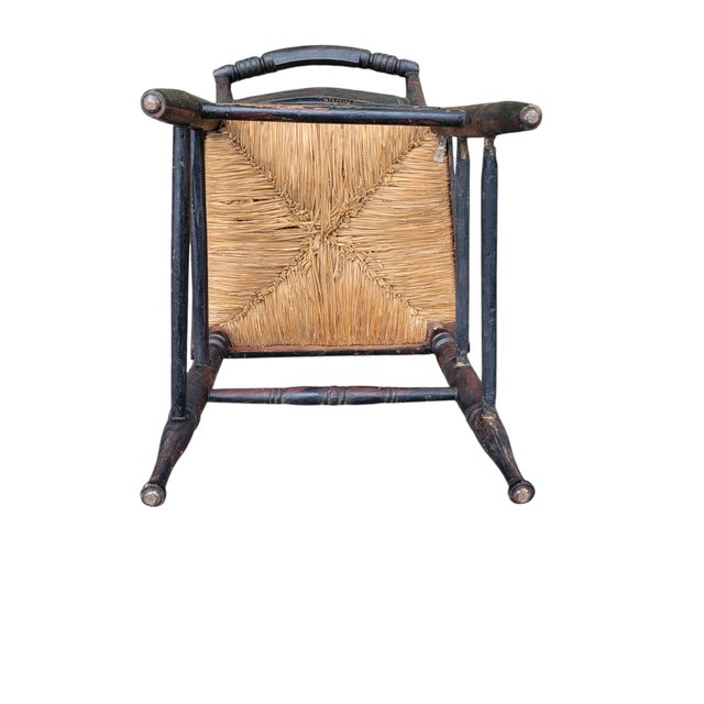 c.1830 Very Rare 5 Piece Set. Hitchcock "Fancy" Side Chairs in Original, as Found Condition. High Quality Construction...