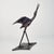 Metal Crane Bird Sculpture, 1970s For Sale - Image 7 of 14