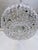 Vintage French Style Crystal Basket Chandelier With Ornate Brass Crown For Sale - Image 9 of 12