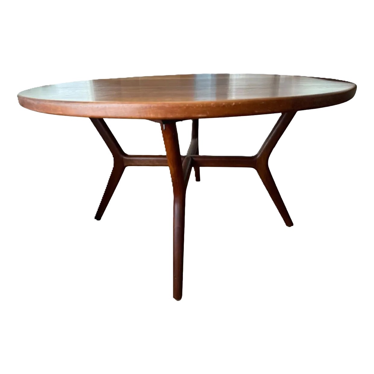 天童木工 / Dining Table / Vintage Solid Cherry Wood Danish Mid-Century Style Dining Table