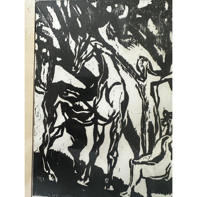 Susan Rothenberg, Artist's Proof, Original Wood Engraving, 1970s For Sale - Image 9 of 14