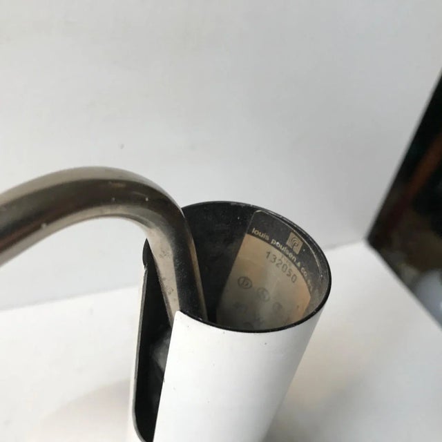 Louis Poulsen White Wall Lamp from Louis Poulsen, 1970s For Sale - Image 4 of 8