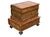 Wood Stacked "Old Book Style" Side Table With Hinged Top for Storage & Single Drawer For Sale - Image 7 of 7