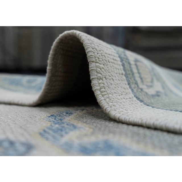 Textile Turkish Oushak Rug 2'11" x 12'1" #19133 For Sale - Image 7 of 8