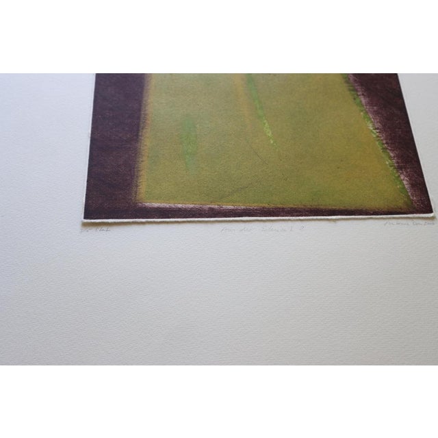 Antonia Dombrowsky, Composition, Color Engraving, 2000s For Sale - Image 4 of 8