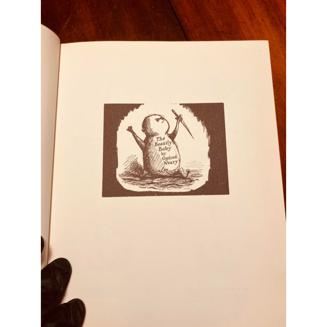 “ the Dwindling Party “by Edward Gorey a Classic Tale of a Family Created as an Interactive Journey With Spinners Tabs to Pull Surprises Throughout For Sale - Image 9 of 11