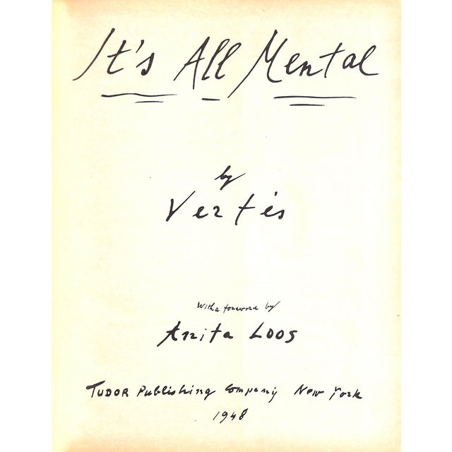 Vertes Tudor 1948 14 1/2" x 5 1/4" w/ a foreword by Anita Loos *chipping to head of spine* Marcel Vertès (born Marcell...