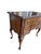 1980s Vintage Hekman Queen Anne Walnut Burl Lowboy Dresser Chest Console Entry Table For Sale - Image 5 of 17