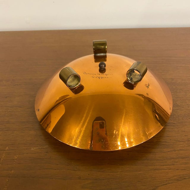 Bernie Cooper Copper Candle Holders Signed Mid Century For Sale - Image 9 of 12