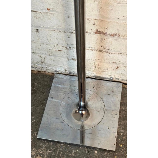 Metal Late 20th Century Mid-Century Modern Style Space Age Atomic Chrome Floor Lamp For Sale - Image 7 of 8