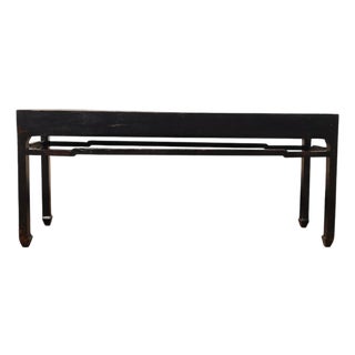 77" Long Open-Frame Console Table For Sale