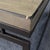 Modern Gray Wood and Iron Coffee Table For Sale - Image 10 of 12