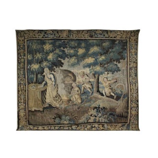 Flemish Verdure Garden Tapestry For Sale
