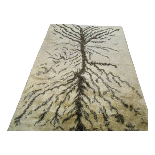 Jungla Series Hand-Knotted Rug by Giuseppe Ajmone for Pugi-Italia, 1960s For Sale