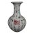 Famille Rose Vase With Ancient Calligraphy, 9" Tall For Sale