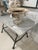 19th Century 19c French Antique Antique Pastry Table With Faux Bois Iron Base & Marble Top For Sale - Image 5 of 6