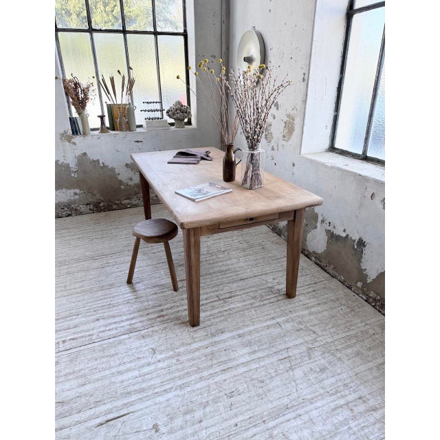 Vintage Farmhouse Table in Oak, 1970s For Sale - Image 11 of 18