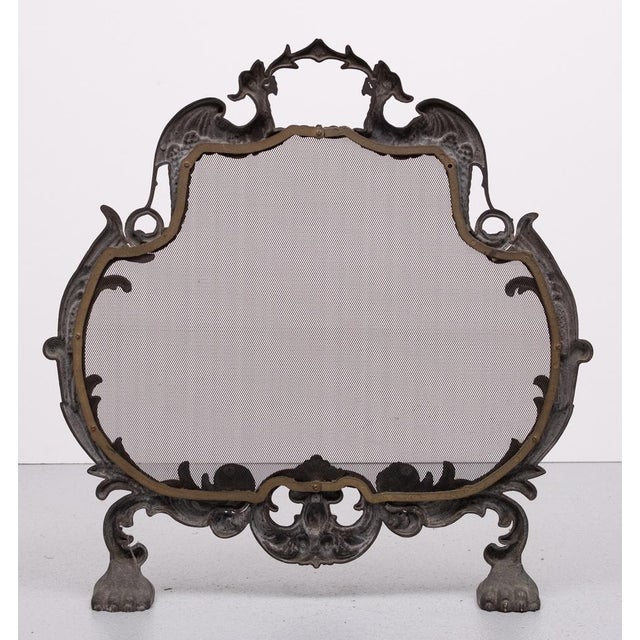 Antique Bronze Firescreen, England, 1880s For Sale - Image 10 of 10