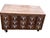Vintage Wooden Library Card Catalog Cabinet With 15 Drawers on Casters For Sale - Image 4 of 18