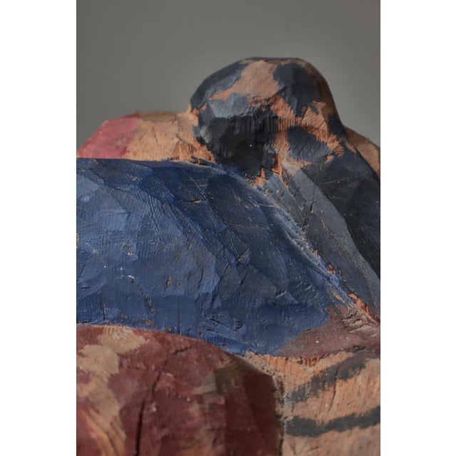 Erik Höglund, Untitled, 1950s, Carved and Painted Pinewood For Sale - Image 16 of 18