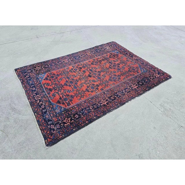 Antique Hand-Knotted Baluch Woolen Rug, 1890s For Sale - Image 6 of 8