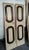 Internal door with hexagonal tiles painted from the 1700s, measurements 90 x 62 x h 185.5, upper light of 2.2 style...