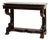 19th Century France Empire Brown Wood Console Table For Sale