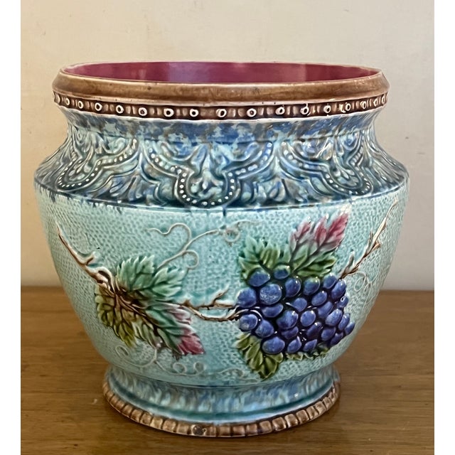 19th century jardiniere made in Europe, likely by Wasmuel.