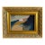 "Curved Horizon" 2026 Mini Painting by Jessalin Beutler With Vintage Frame For Sale