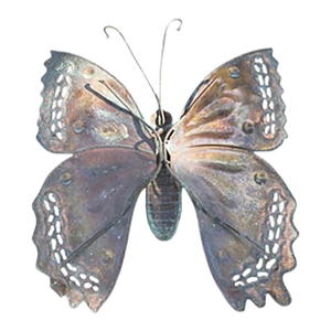 Early 20th Century Italian Hollywood Regency Copper Butterfly Sculpture