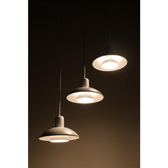 Modern Danish Pendant Lamps by E.S. Horn, 1970s, Set of 3 For Sale - Image 11 of 12