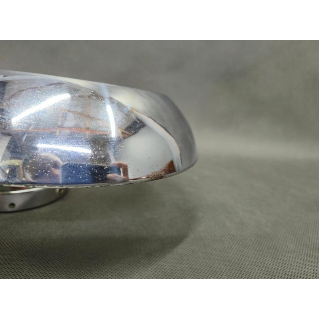 Art Deco Chrome Wall Light by Drupol, 1940s For Sale - Image 4 of 9