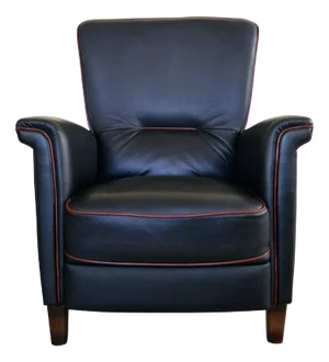 Art Deco Leather Armchair