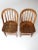 Late 19th Century Antique Bow Back Spindle Chairs-a Pair For Sale - Image 5 of 13