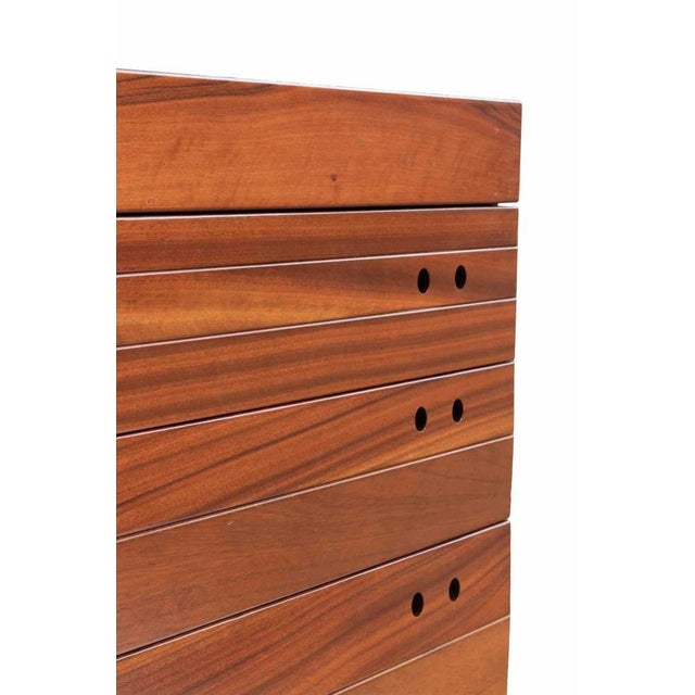 Canaletto Walnut Veneered Chest of Drawers, Italy, 1960s For Sale - Image 6 of 9