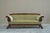 Sculptural Regency Sofa in Figured Mahogany Veneer and Velvet, 1800s For Sale - Image 6 of 11