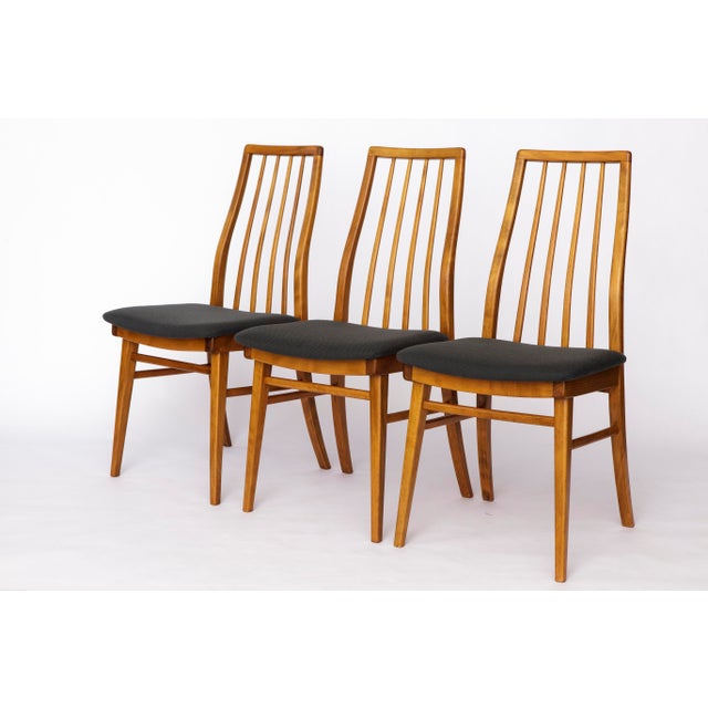 Beige Vintage German Dining Chairs in Beech, 1960s, Set of 4 For Sale - Image 8 of 10