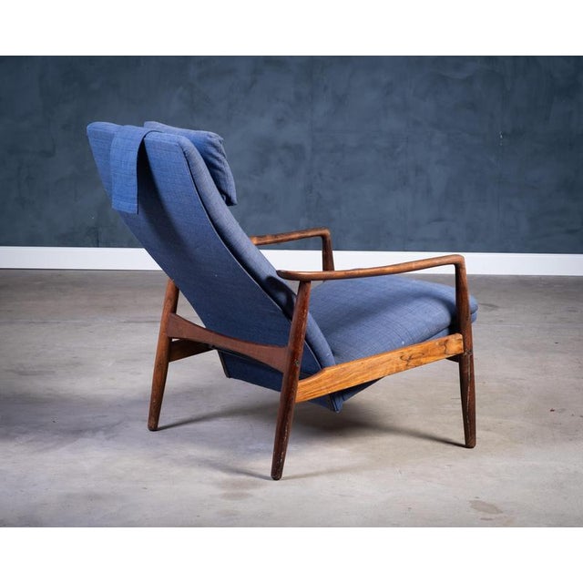 Wood Danish Rosewood Lounge Chair attributed to Søren Ladefoged, 1960s For Sale - Image 7 of 11