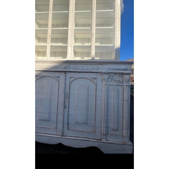 A rare and commanding piece in the French Provincial tradition, acquired from a Connecticut estate auction. Features...