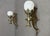 Art Deco Bronze Wall Sconces with Tulip Shades and Dragons, 1890s, Set of 2 For Sale - Image 9 of 11
