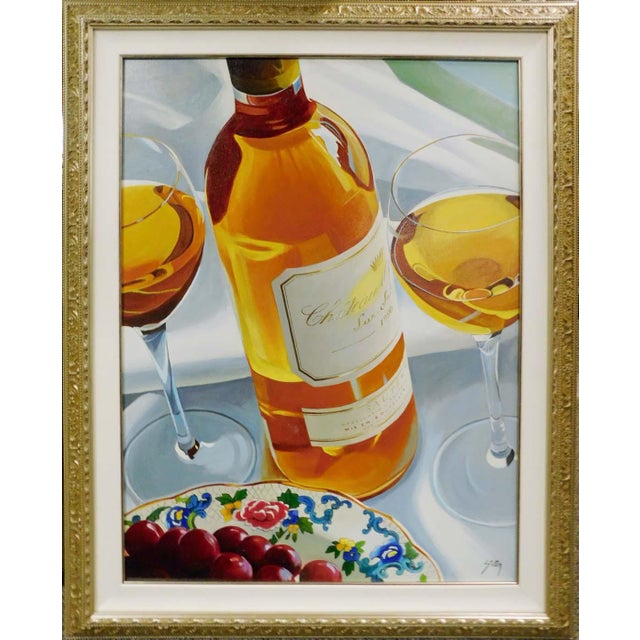 "A Taste of Late Summer" -framed Original Oil Painting on Canvas by Thomas Stiltz Hand signed by the artist Image Size:...