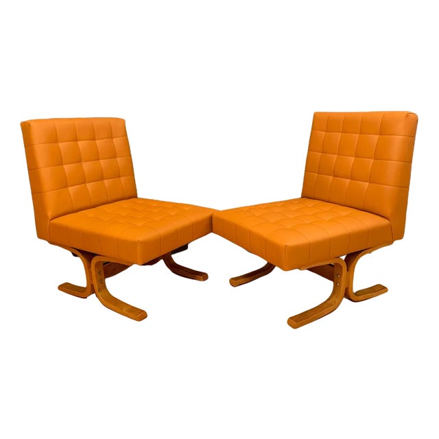 Set of Czechoslovakian Armchairs by Ludvik Volak for Drevopodnik Holesov, 1960s For Sale