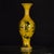Yellow Yellow Glaze Figural Porcelain Olive Vase, Chinoiserie Decor Vessel For Sale - Image 8 of 8