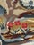 Vintage French Needlepoint Tapestry with Landscape Motif in the style of Aubusson, 1960s For Sale - Image 13 of 18