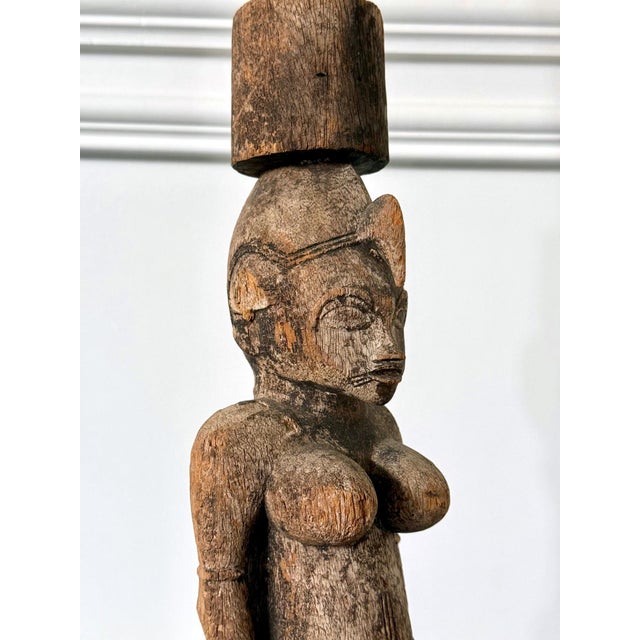 Ivory African Senufo Divination Statue from Cote d'Ivoire For Sale - Image 8 of 17
