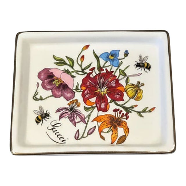 Vintage Gucci Flora Pocket Tray For Sale