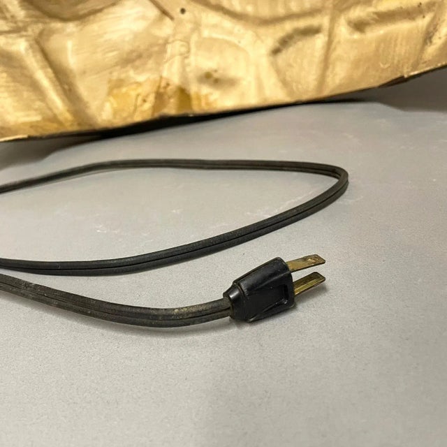 Vintage Wall Mounted Faux Stone Electric Fireplace With Space Heater For Sale - Image 12 of 16