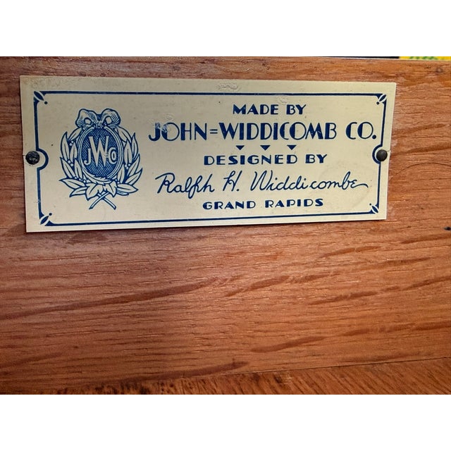 Mid-Century French Louis XVI Style Fruitwood Writing Desk or Vanity by John Widdicomb Co For Sale - Image 18 of 18