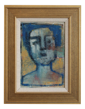 Florentine School Artist, Hidden Portraits XIX, 1990s, Acrylic on Canvas, Framed
