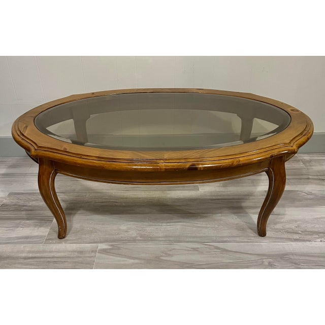 Ethan Allen Pine Country French Coffee Table Chairish